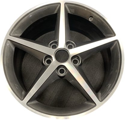 18" x 8.5" FRONT          2011-2013 Chevrolet Corvette Used Front 5  Spoke OEM Alloy Rims 09598717 5485