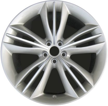 20" x 9" FRONT          2010-2019 Jaguar XJ Used Front 5  Triple Spoke Factory Alloy Rim  59871