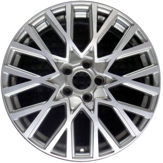 18" x 7" 2016-2018 Fiat 500 Used 10-V Spoke Orignal  Alloy Rim 6AP37U3WAA 61679A