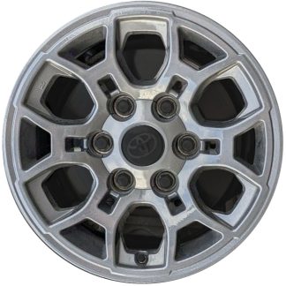 16" x 7" 2016-2023 Toyota Tacoma Used 6 Double Spoke "Honeycomb" Original Alloy Rim PT94635160 75191A