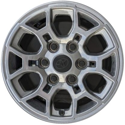 16" x 7" 2016-2023 Toyota Tacoma Used 6 Double Spoke "Honeycomb" Original Alloy Rim PT94635160 75191A