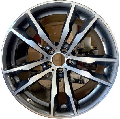 20" x 10" FRONT         2016-2020 BMW X5M - FRONT         2016-2020 BMW X6M Used Front 5 Split Spoke OEM Alloy Rim 36112284650 86192A
