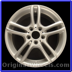18 x 8.5 REAR 2008 2013 BMW 128i REAR 2008 2013 BMW 135i Used Rear 5 Double Spoke Factory Alloy Wheels 36117891051 71255B OriginalWheels