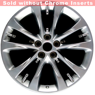 20" x 8.5" 2016-2020 Cadillac CT6  OE: 84030706  Used 10 Spoke Factory Alloy Wheels  4764 (Note: Chrome Inserts Not Included)