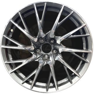 19" x 9" FRONT RIGHT         2015-2024 Lexus RC-F Used 20 Front Right Spoke OEM Alloy Wheel 4261124770 74323BR