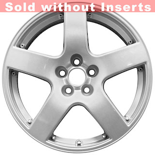 17" x 7" 2001-2005 Volkswagen Beetle Used 5 Spoke  Original Alloy Wheels  69741 (Inserts not included)
