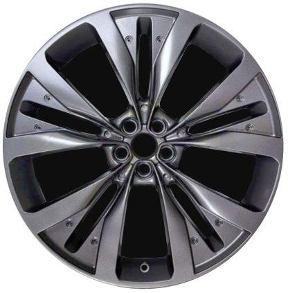 22" x 9" 2017-2023 Jaguar F-Pace (Inserts Not Included) Used  5 Double Spoke OEM Alloy Wheel T4A8586 59978C