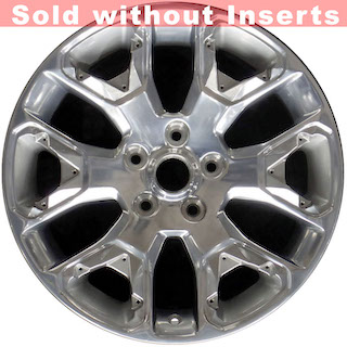 20” x 9”   2017-2021 Dodge Truck 1500      OE: 5UR351AAAA     Used 12 Spoke OEM Alloy Wheel    2629 (INSERTS NOT INCLUDED)