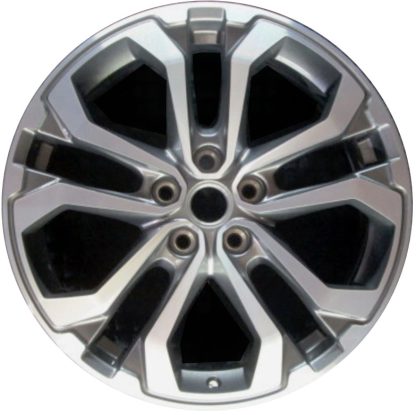 19" x 7.5" 2018-2022 GMC Terrain Used   10 Spoke OEM Alloy Wheel 23418950 5836