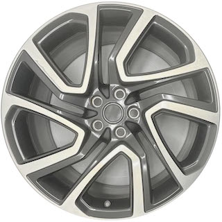 22" x 9.5" 2017-2018 Land Rover Discovery Used 5 Double Spoke Original Alloy Wheel  72296