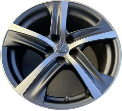 18" x 8"          2017 Lexus IS 200T -          2017-2020 Lexus IS 300          2017-2020 Lexus IS 350 Used 5 Spoke OEM Alloy Rims 4261153550 74355A