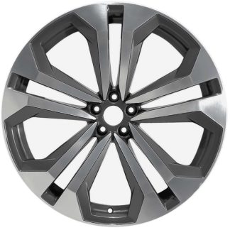 22" x 10" 2019-2022 Audi Q8 Used 5 Double Spoke  Factory Alloy Rims 4M8601025K 59064