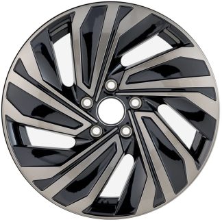 17" x 7" 2019-2021    Volkswagen Jetta Used 5 Spoke Stock Alloy Wheel 5GM601025AB,  5GM601025ABXQ5 "Tornado" 70047A