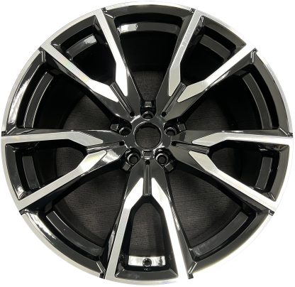 22" x 9.5" FRONT         2019-2025     BMW X7 Used 5 Split Spoke OEM Alloy Wheel 36118074221 86535A