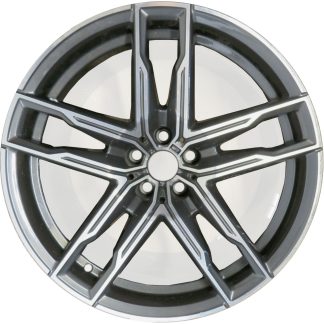 20" x 10.5" REAR         2021-2023 BMW M8, 2020-2024 BMW M8 Used 5 Double Spoke OEM Alloy Rim 36118089563 86565