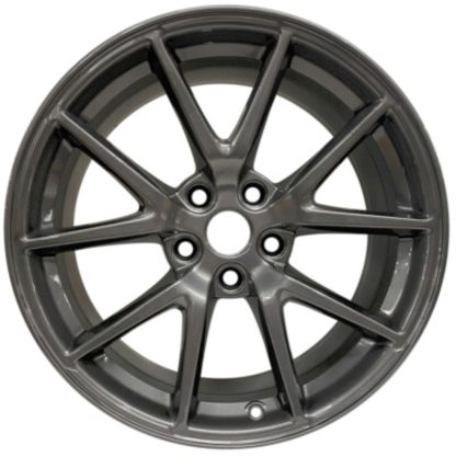 18" x 8.5" 2021 Tesla Model 3 Used 10  Spoke  OEM Alloy Wheels 104426100A 95159