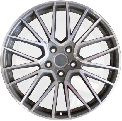 21" x 11" REAR    (Offset: 58mm)     2019-2023 Porsche Cayenne OE: 9Y0601025LOC6 Used 10 Split  Spoke OEM Alloy Rim  67580