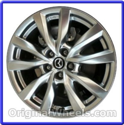 18" x 8" 2016-2023 Mazda CX-9 Used 10 Spoke  OEM Alloy Rim 9965268080, 9965308080 64983B