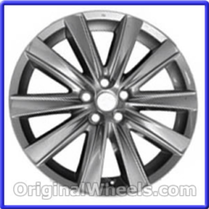 19" x 7.5" (AKA: 64981A)        2018-2021 Mazda 6 (Note: TPMS Not Included) Used 10 Spoke  Stock Alloy Wheel 9965287590 64980A