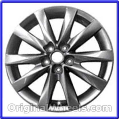 17" x 7.5" 2018-2021 Mazda 6 (Note: TPMS Not Included) Used 10 Spoke  Stock Alloy Wheel 9965167570, 9965227570 64979