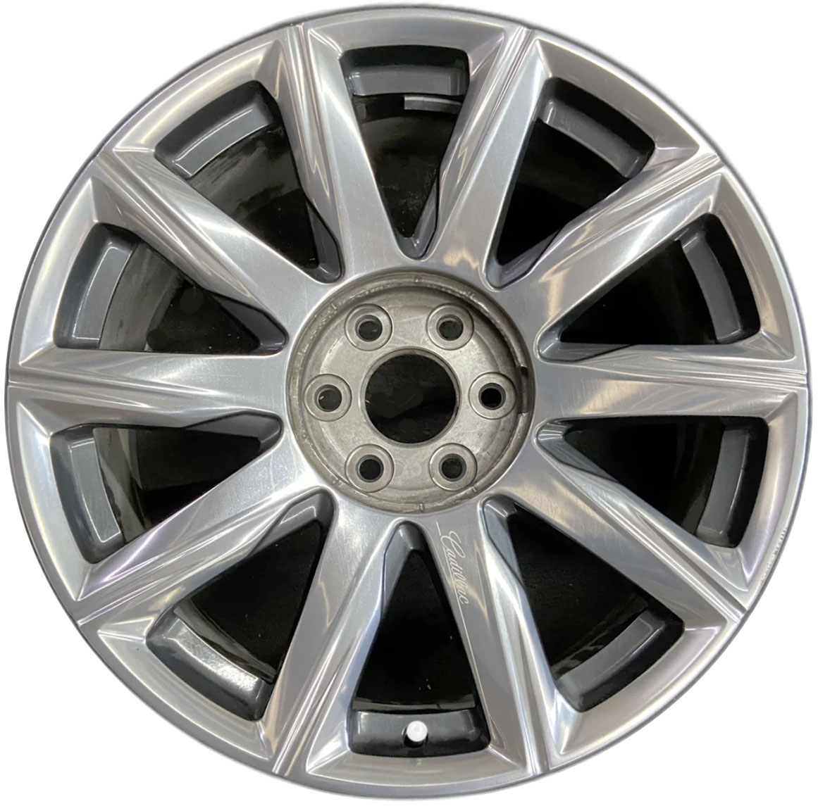 22" x 9" 2021-2024 Cadillac Escalade (Without "Cadillac" Etched On Spoke) - 2021-2024 Cadillac Escalade ESV (Without "Cadillac" Etched On Spoke) OE: 84714163 Used 10 Spoke Original Alloy Rims 4874