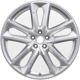 21" x 9" 2017-2018 Audi S8 Used 5  Double Spoke Original Alloy Wheel 4G8601025AR, 4G8601025AQ 59016A