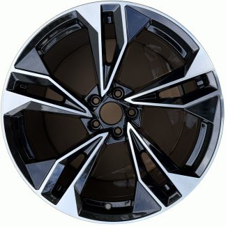 20" x 9"  2020-2024 Audi S5 OEM: 8W0601025EQ Used 5 Split Spoke  OEM Alloy Wheels 12006 (Without “Audi Sport” Sticker)