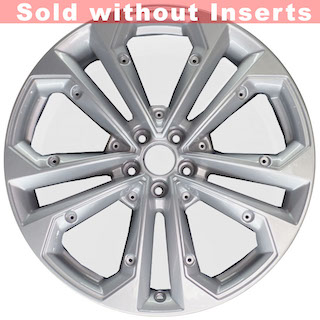 21" x 9.5" 2020-2023 Audi Q7 Used 10 Spoke  OE Alloy Wheel 4M0601025CC 12055 (Does not come with Black Inserts or "Audi Sport" Sticker)