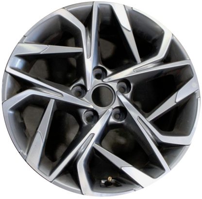 17" x 7" 2020-2023 Hyundai Sonata (Note: Accepts TPMS,  TPMS Not Included) Used 10 Spoke OE Alloy Wheels 52910L0210 70984