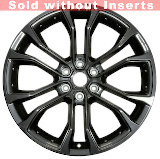 22" x 9" 2022-2025 Jeep Grand Wagoneer (Inlays not included)  Used 12 Spoke Factory Alloy Wheels 9279A
