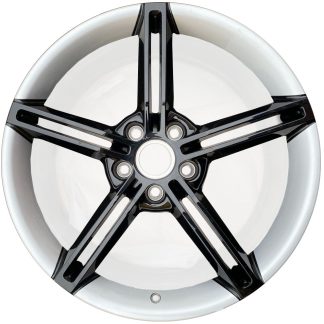 21" x 11.5" REAR 2020-2024 Porsche Taycan OE: 9J1601025AB8Z8  Used 5 Double Spoke Factory Alloy  Rim 66161A