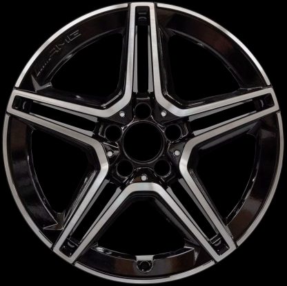18" x 7.5" 2019-2022 Mercedes Benz A220 - 2019-2022 Mercedes Benz A250 - 2020-2023 Mercedes Benz CLA Class (177 Type) Used 5 Split Spoke Stock Alloy Rim 17740115007X23 85723B