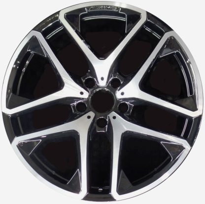 21" x 10" 2019-2024 Mercedes Benz  G Class OE: 46340119007X35 (463 Type) (Note: AMG) Used 5 Split Spoke  Stock Alloy Rim 85719