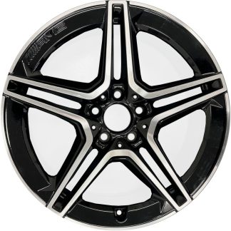 19" x 7.5" 2021-2022 Mercedes Benz GLA Class (247 Type)    OE: 24740115007X23      Used 5 Double Spoke Stock Alloy Wheel 85822B