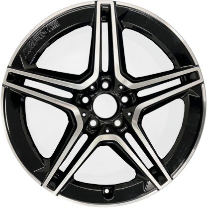 19" x 7.5" 2021-2022 Mercedes Benz GLA Class (247 Type)    OE: 24740115007X23      Used 5 Double Spoke Stock Alloy Wheel 85822B