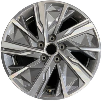 17" x 7" 2022-2024    Hyundai Tucson Used 5 Spoke Original Alloy Wheel 52910P0160 70652