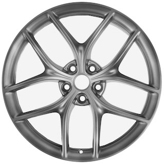 20" x 10" FRONT          2021-2023 Tesla Model S Used 5-Y Spoke  Original OEM Rims N/A 95797