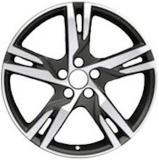 18" x 7.5" 2023-2024 Volvo XC40 Series Used 5 Split Spoke OEM Alloy Wheels 323277202 70534