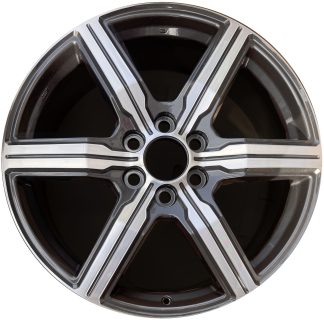 22" x 8" 2023-2025 Toyota Sequoia - 2022-2025 Toyota Tundra Used 6 Spoke Factory Original Alloy Wheel  75282 (Has glued-in inserts that cannot be replaced after refinishing.)
