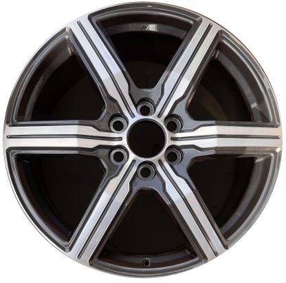 22" x 8" 2023-2025 Toyota Sequoia - 2022-2025 Toyota Tundra Used 6 Spoke Factory Original Alloy Wheel  75282 (Has glued-in inserts that cannot be replaced after refinishing.)