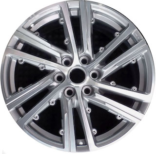 20" x 9" 2024 Cadillac Lyriq Used 12 Spoke Original  Alloy Wheel 4879B (Black Inserts Not Included)
