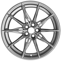 19" x 10" REAR          2023-2024 Toyota GR Supra Used Rear 10 Spoke OEM Alloy Wheels 42611WAA12 75328A