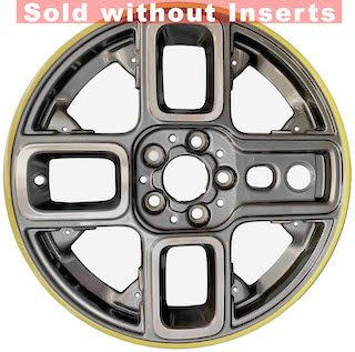 17" x 7" 2020-2024 Mini Cooper  (Compatible: 2-Door Hatchback) Used 4 Split Spoke OEM Alloy Wheel 36105A0DBB3, 36106889171 86601 (Without Inserts)