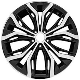 19" x 7" 2023-2025 Toyota Crown Used 10 Split Spoke Stock Alloy Rim 4261130K60 75330