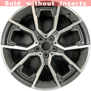 20" x 8" 2022-2023    BMW X2 Used 5 Split Spoke Factory Alloy Wheel 36108064569 86614