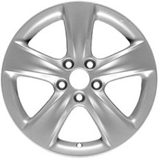 18" x 8" 2012-2014 Acura TL Used 5 Spoke  Factory Original Alloy Rims 42700TK4A41 71802B