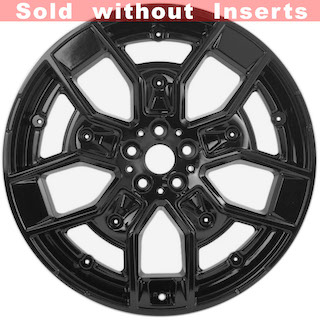 21” x 9”         2022-2023 BMW iX    OE: 36115A02655    Used 5 Split Spoke Factory Alloy Wheels     86624 (Sold without inserts)