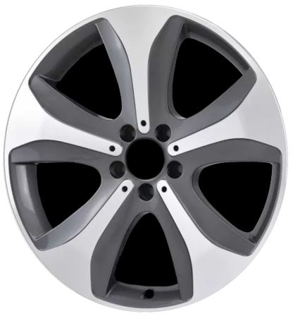 19” x 8.5” 	FRONT Mercedes S550 Class 2013-2014  	Used 5 Spoke Original Alloy Rim  	97064