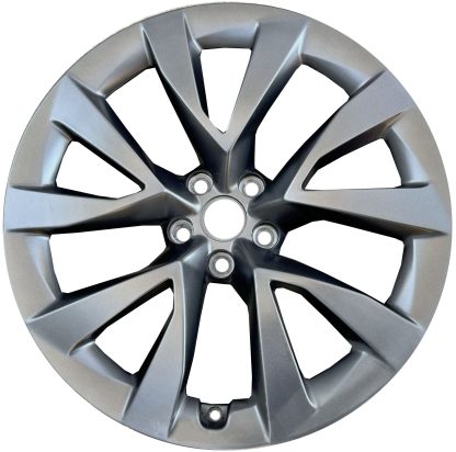 20" x 9" FRONT         2022-2023 Tesla Model X Used 5 V Spoke  OEM Alloy Rims 162022100B 95318B