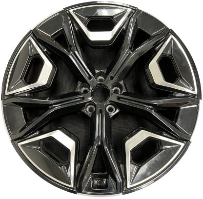 22” x 9.5”  2022-2023 BMW iX (WITHOUT INSERTS) Used 5 Split Spoke Original Alloy Rim  	86623A
